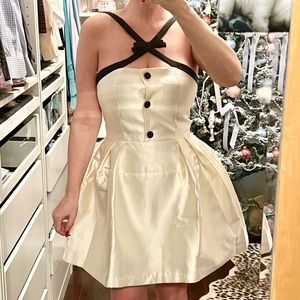 bow mini dress